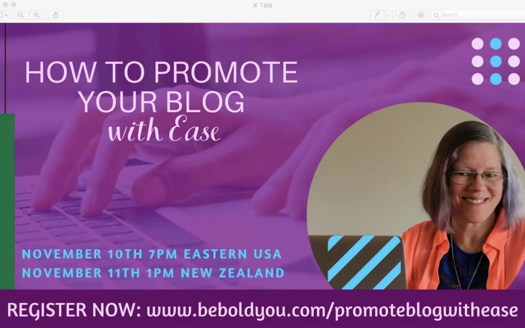 Do you wonder how to get people over to your 
 •Blog� •SM Posts
 •YouTube Content� •Podcasts
 •ETC

You are creating away – you feel like you have so much to share… and you do!
You are…