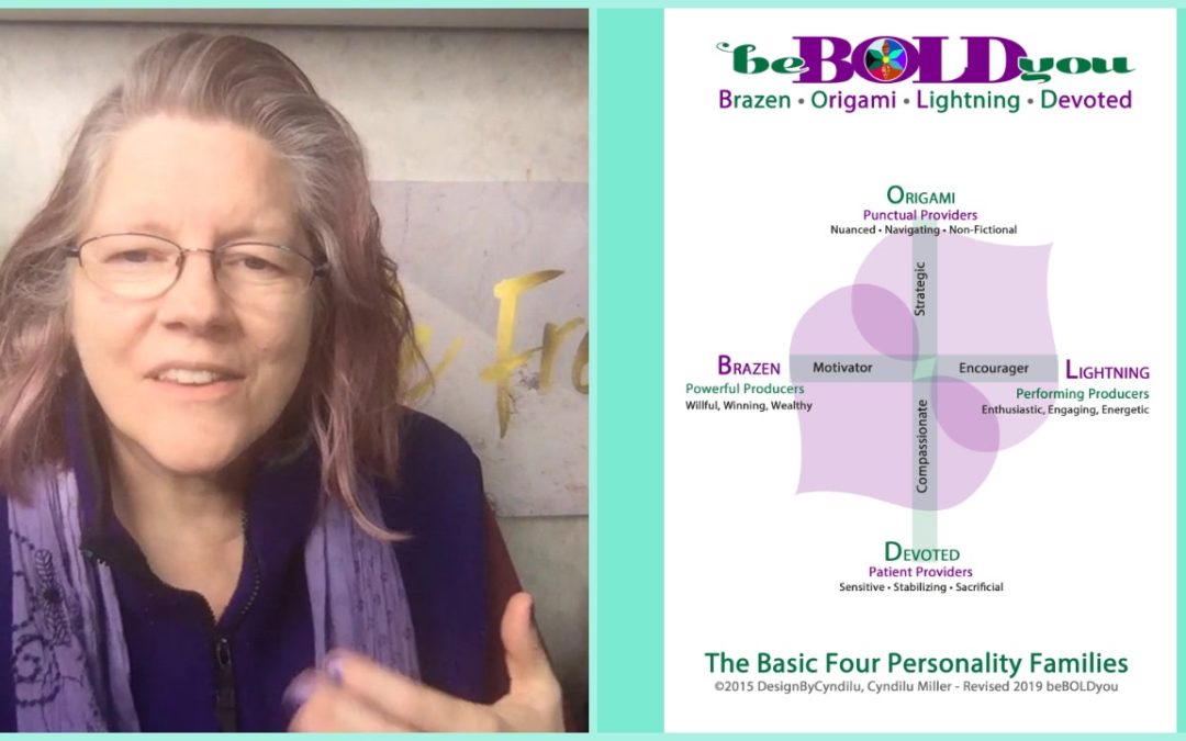 Introducing the Be BOLD You Personality System…