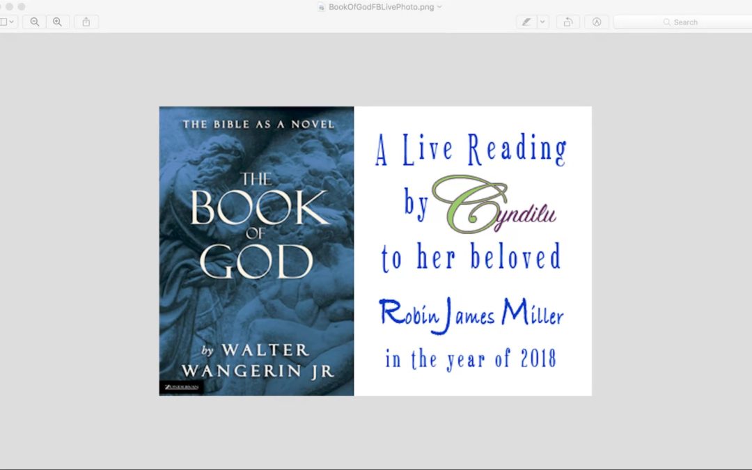 The Book of God – The Bible as a Novel by Walter Wangerin Jr.  This Reading: PART ONE The Ancestors – Rebekah.