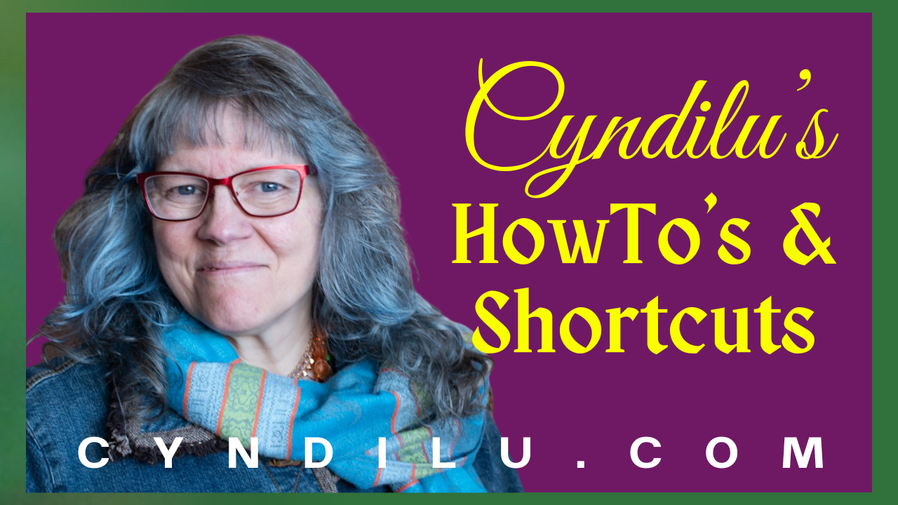 Cyndilu's How Tos 